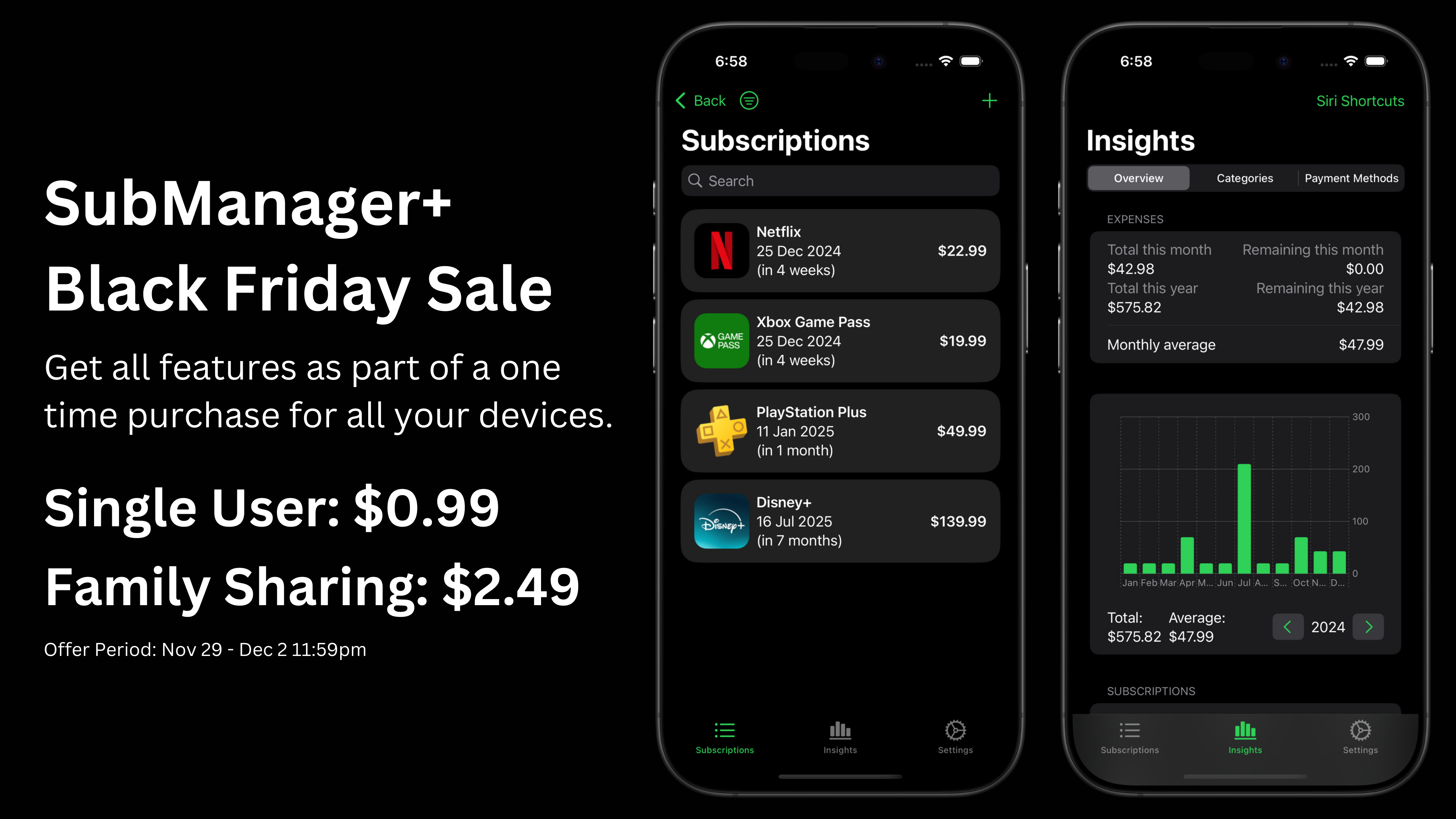 SubManager v1.4 update